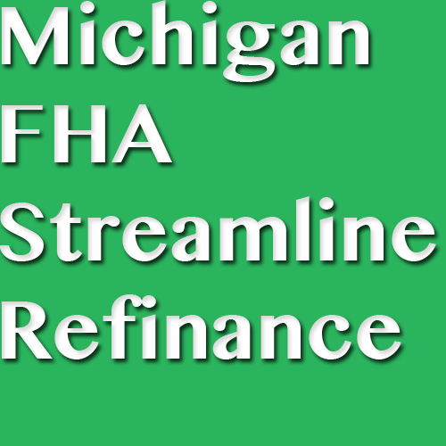 Refinance Program For Fha Mortgages