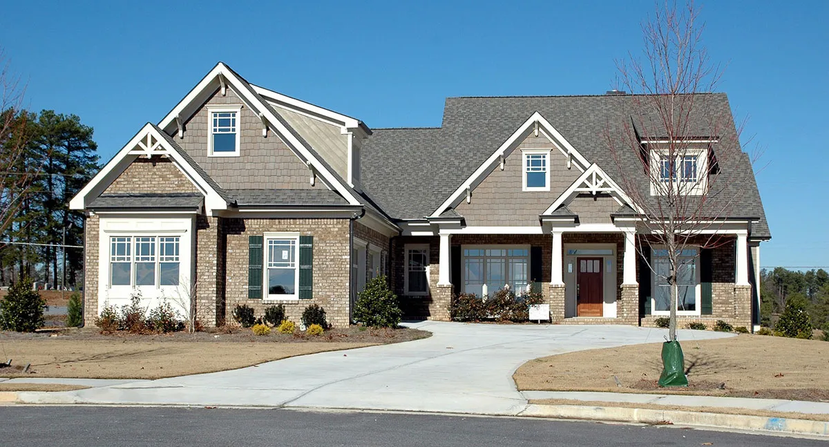 Family buying a home with a new purchase mortgage in Michigan