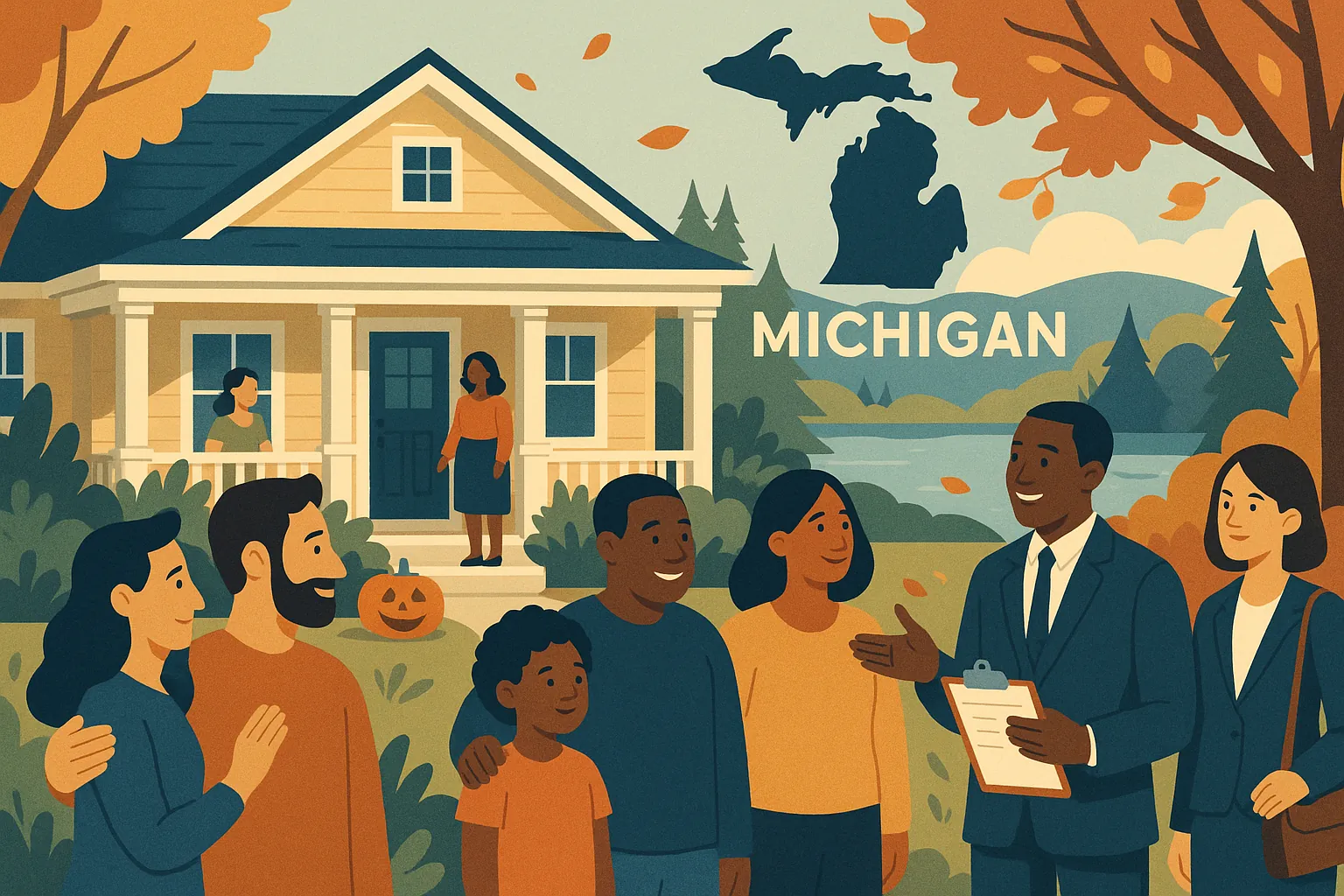Homebuyer qualifying for a conventional Michigan mortgage with asset depletion income