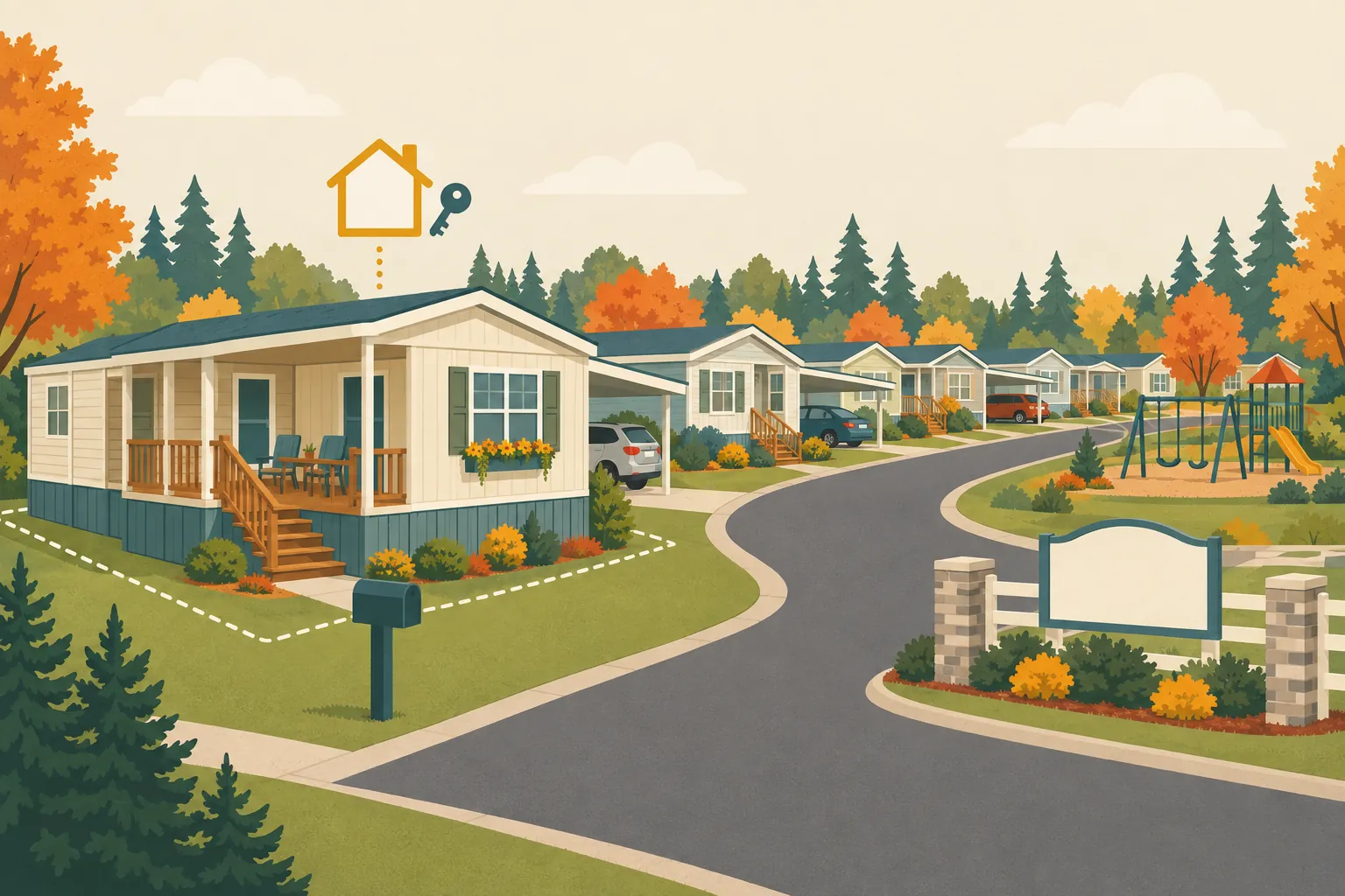 Manufactured home in a Michigan land-lease community financed with a chattel loan