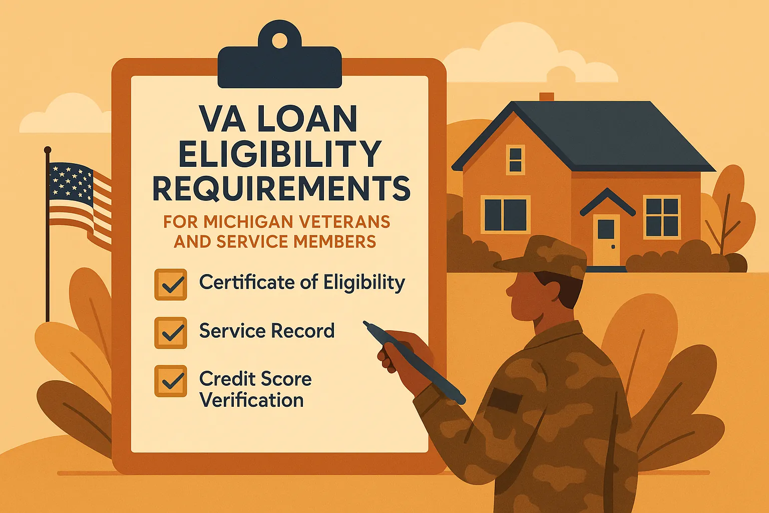 VA loan eligibility requirements for Michigan veterans