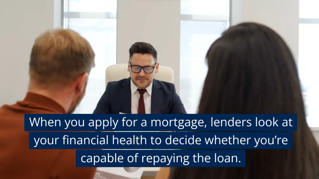 Lenders review finances to qualify for a mortgage