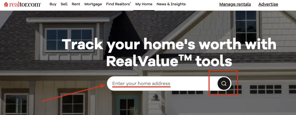 realtor.com home value estimator