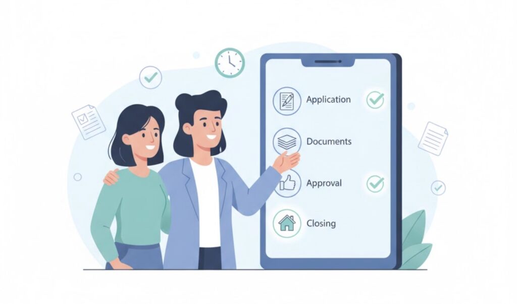 self employed mortgage application process