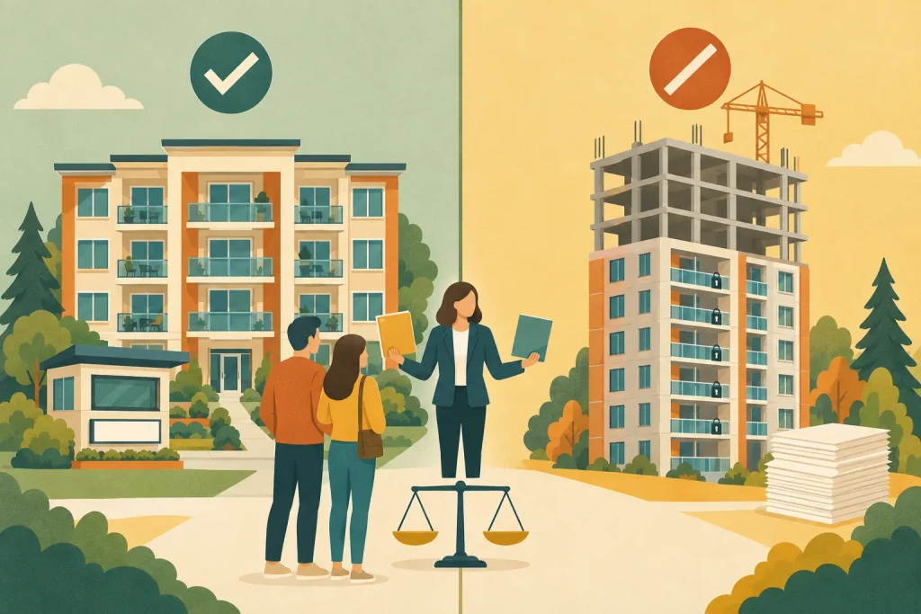 Comparison of warrantable and non-warrantable condo loan options for Michigan buyers